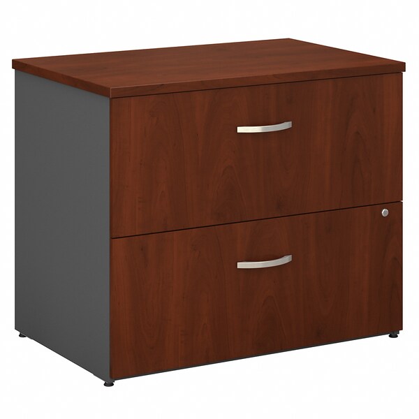 Bush Business Furniture Series C Lateral File Cabinet in Hansen Cherry WC24454CSU